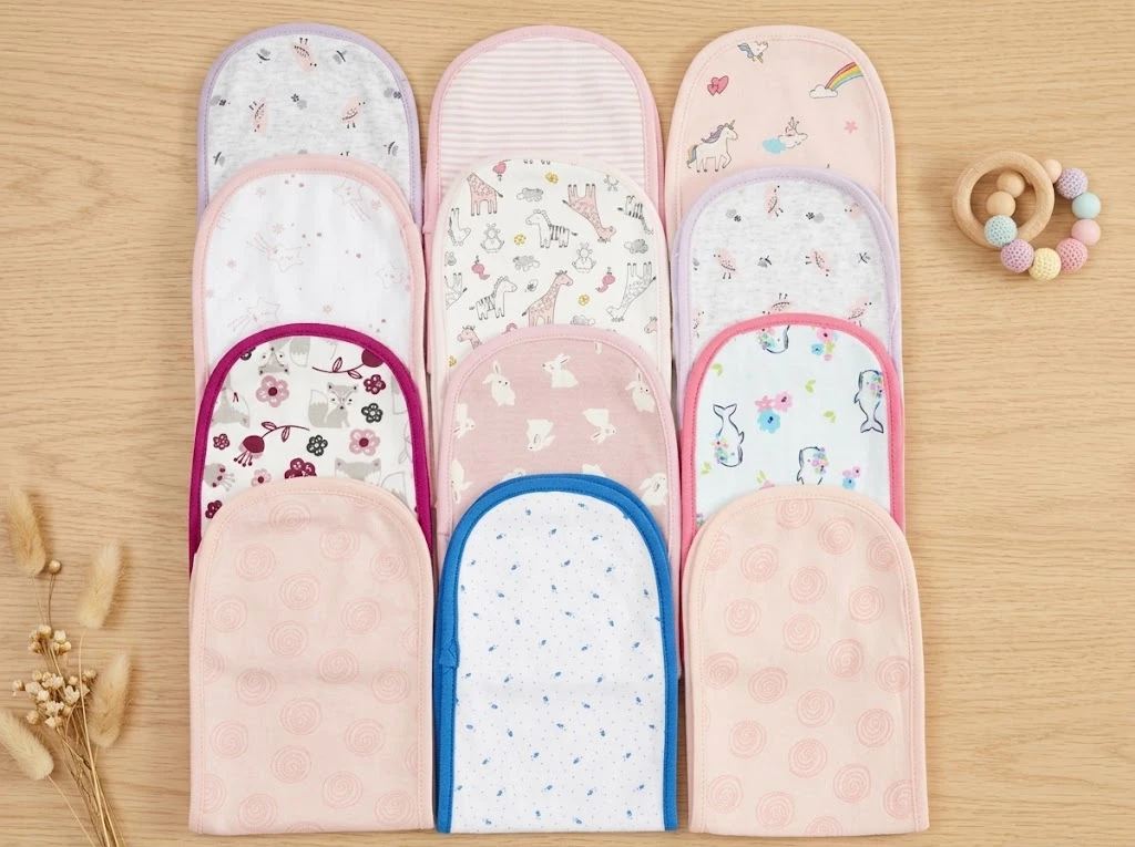 2pcs Feeding bibs - mix Girl - 0+