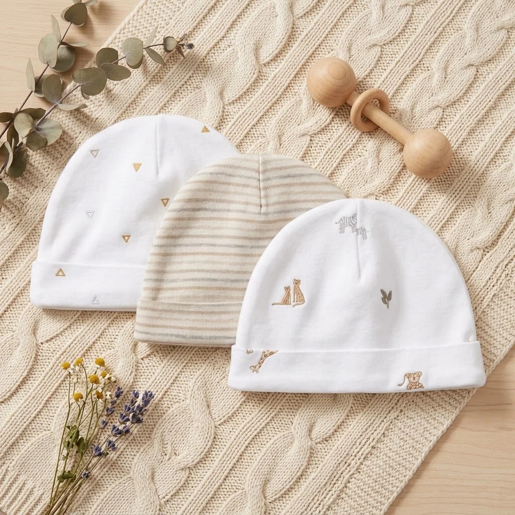 Sunnozy-3pcs hat - small animal - 0+