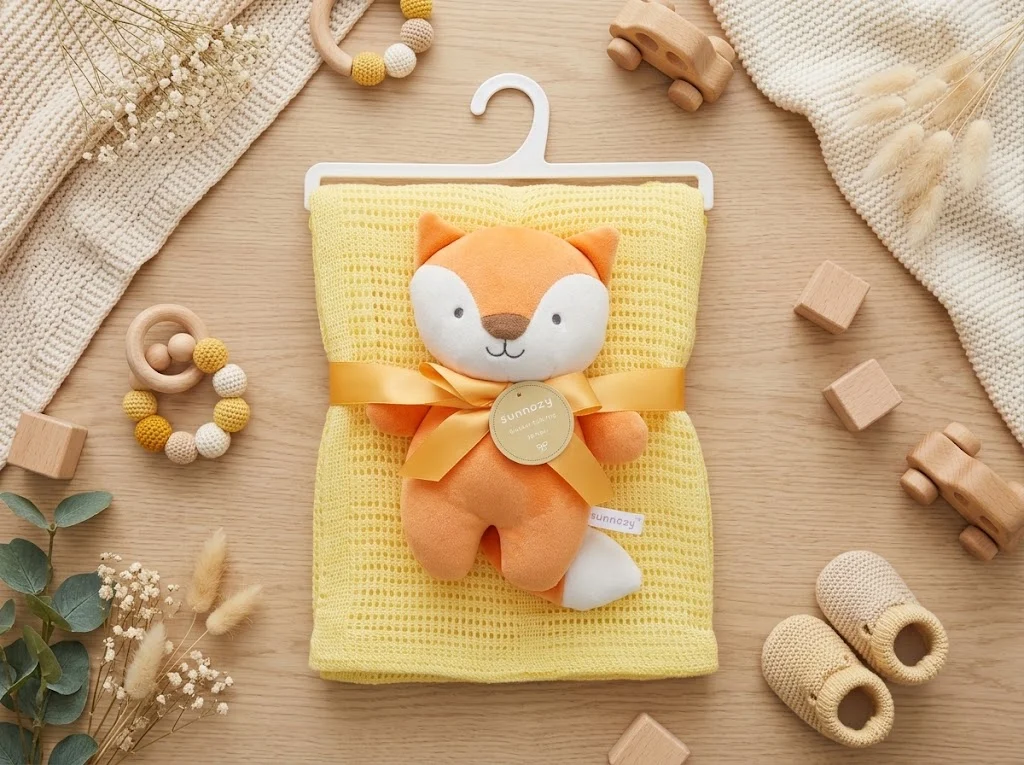 Blanket+Soft Toys - fox - 70\*90cm