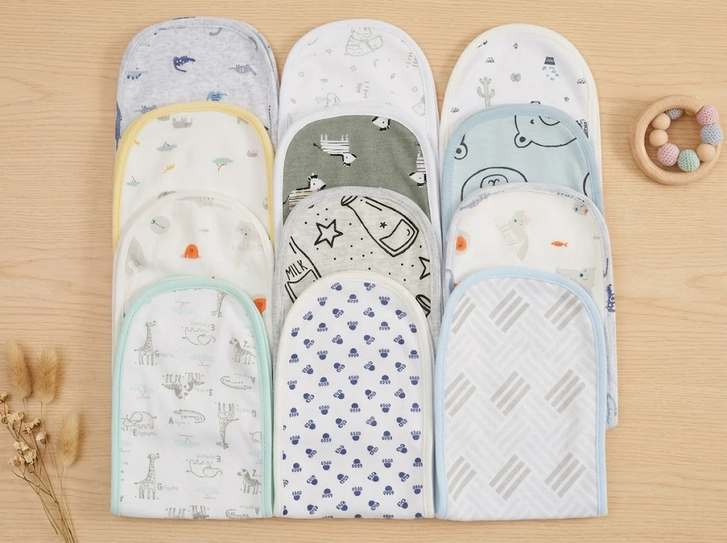 2pcs Feeding bibs - mix Girl - 0+