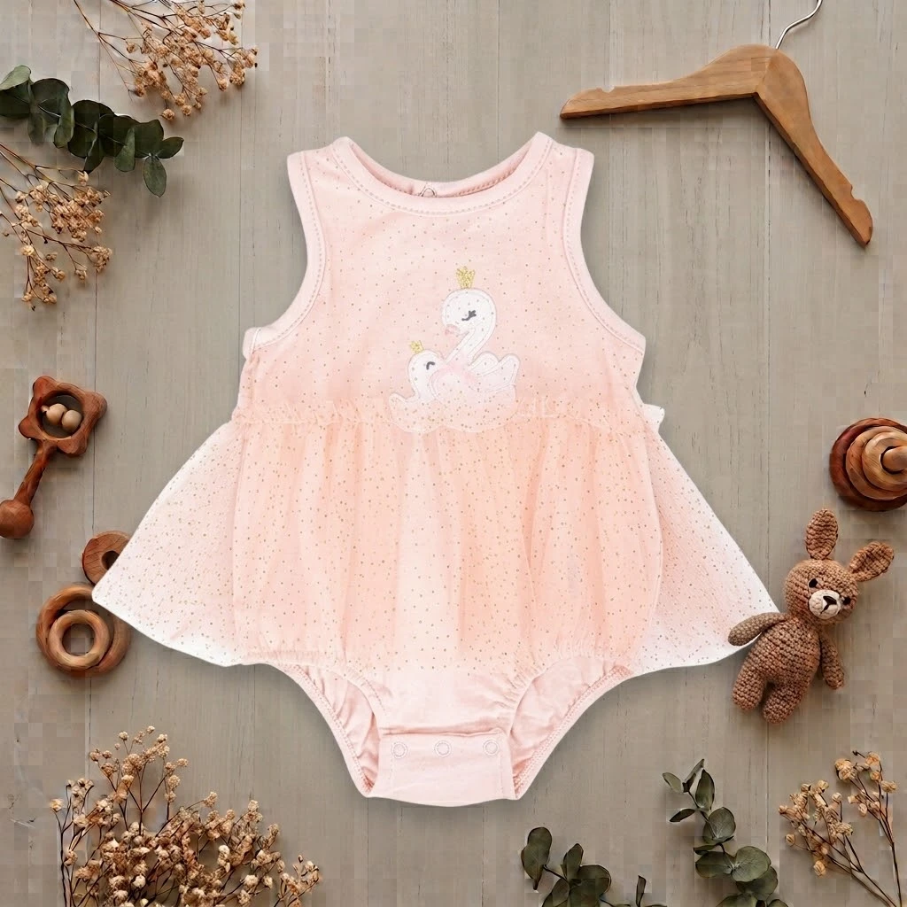 Valiantier-baby dress - champagne pink - 0-3/3-6/6-9M(2:2:2)