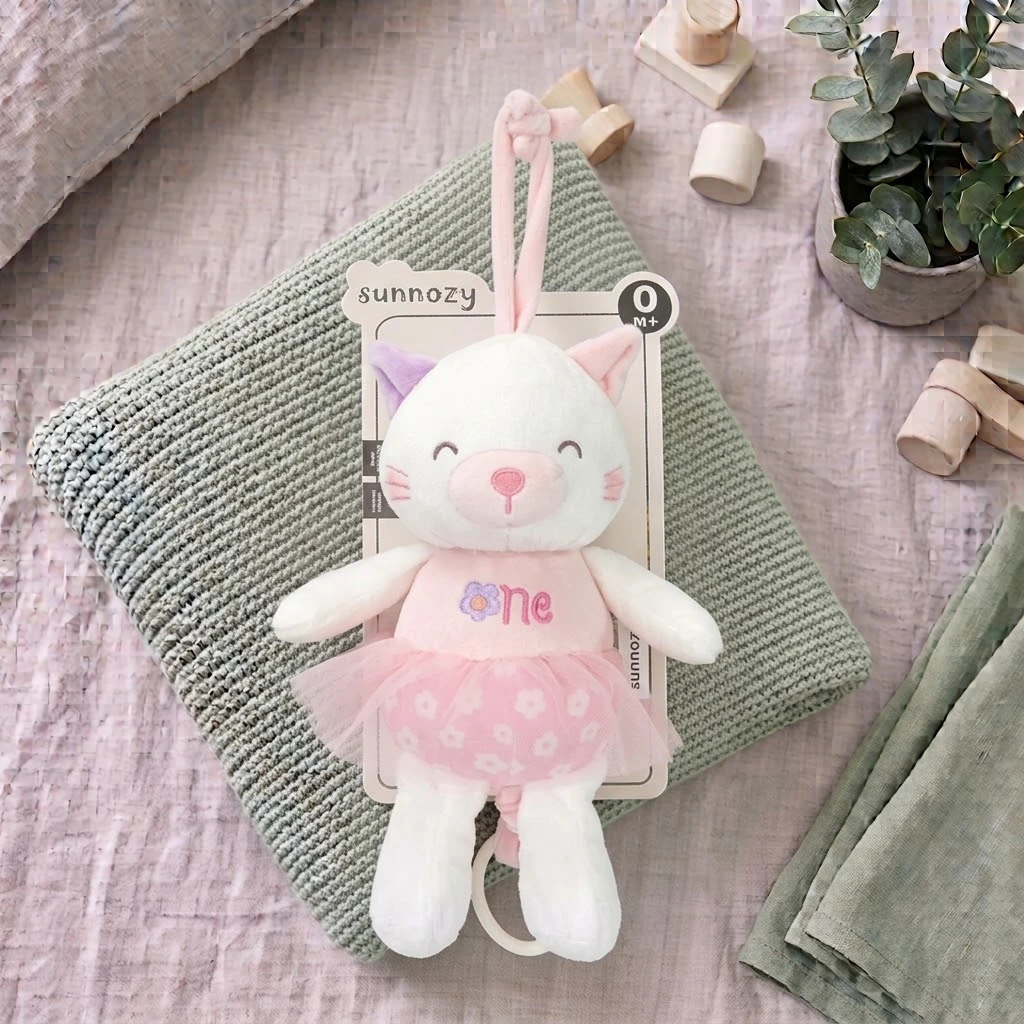 Sunnozy-Plush Muscial Toys - cat - 0+