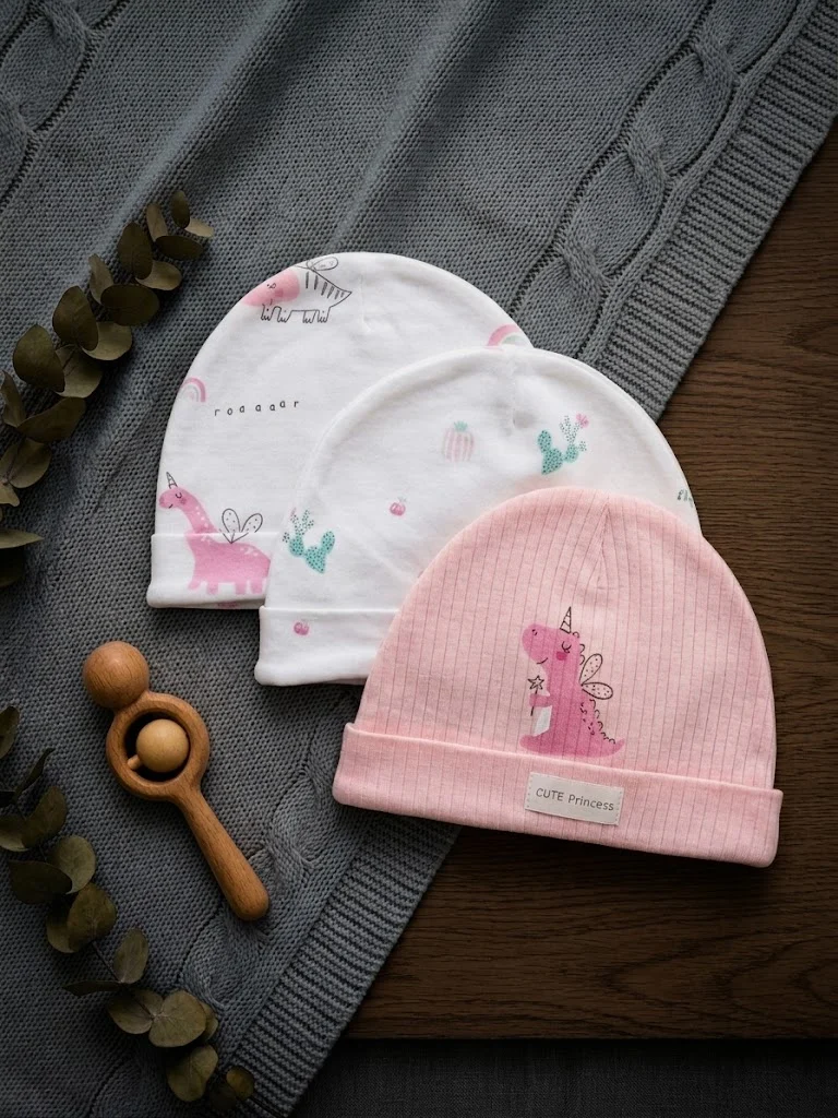 Sunnozy-3pcs hat - Angel dinosaur - 0+