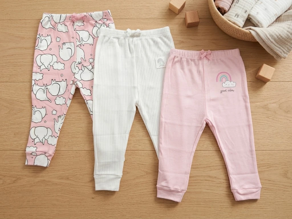Sunnozy-3 in 1 Pant - Cloud Elephant - 0-3/3-6/6-9M