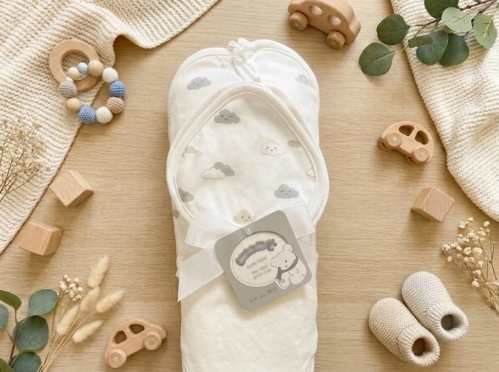 Hooded +Face Towel - cloud - 76\*76+12\*12 cm